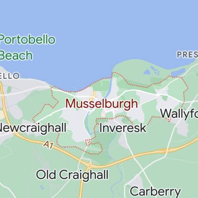 local map of musselburgh